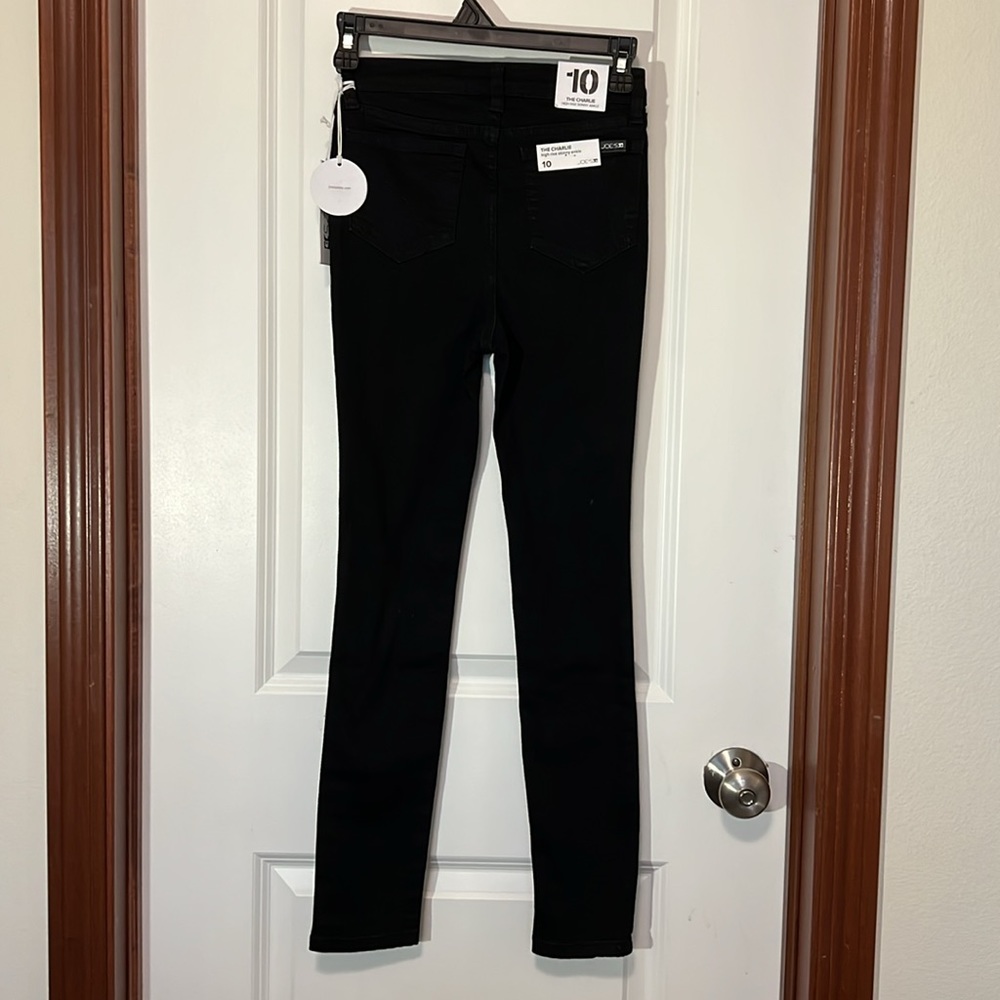 Girls Black High Rise skinny ankle The Charlie Jeans Size 10 NWT - Picture 5 of 10